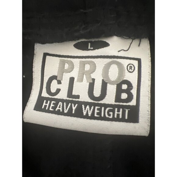 Pro Club Heavyweight Black Cargo Pants With Drawstring Waist - Picture 4 of 4